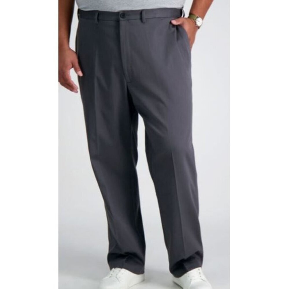 Hagger Premium No Iron Classic Fit Khaki Pants Men Size 52 X 34 NWT Big Tall
